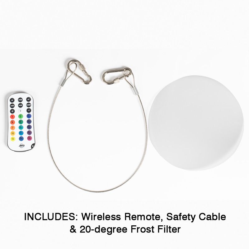 Eliminator Mega Flat Hex L PAK4 RGBLA+UV LED Wash Light Package - Image 6