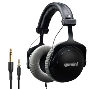 Gemini DJX-1000 Closed Back Studio Reference Headphones