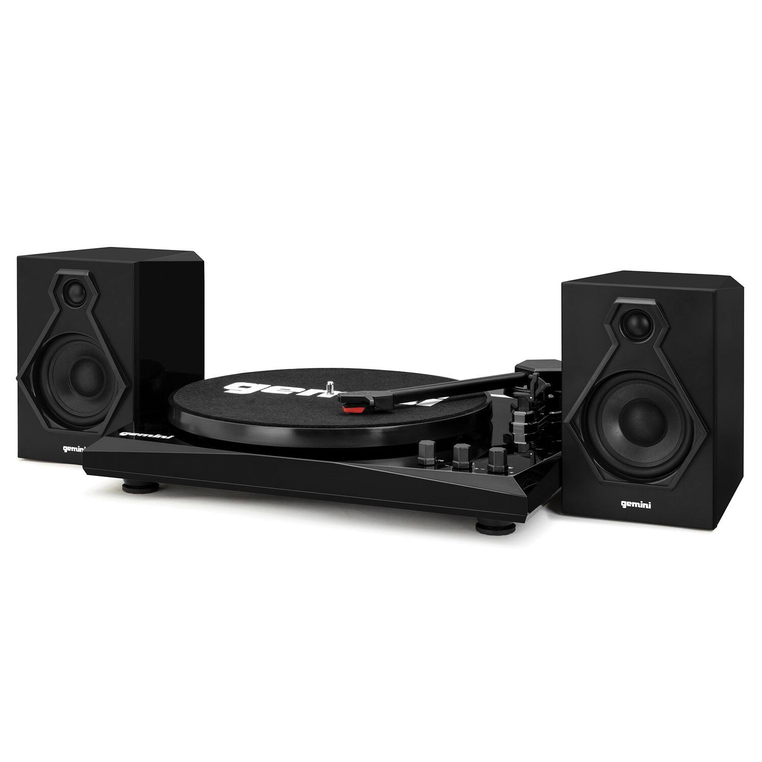 Gemini TT-900BB Bluetooth Turntable Stereo System (Black)