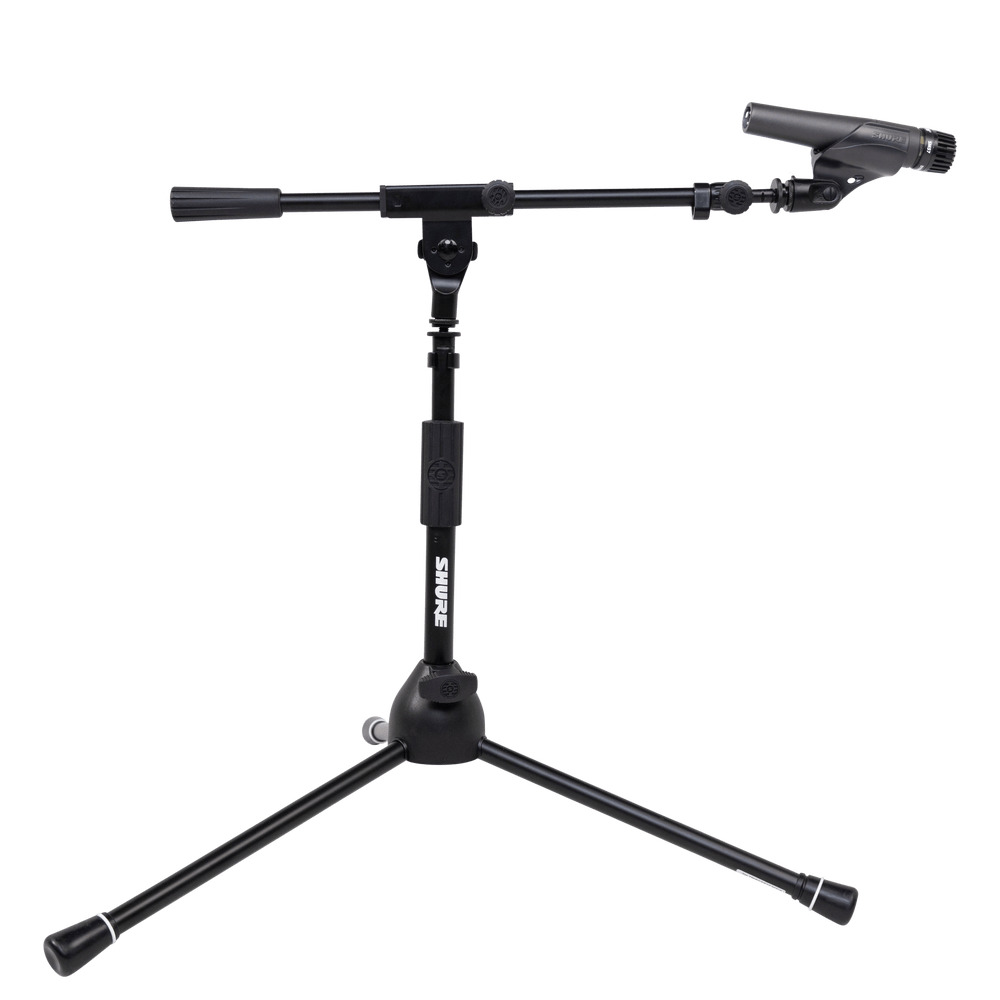 Shure by Gator Cases Low-Profile Tripod Microphone Stand w/  Telescoping Boom