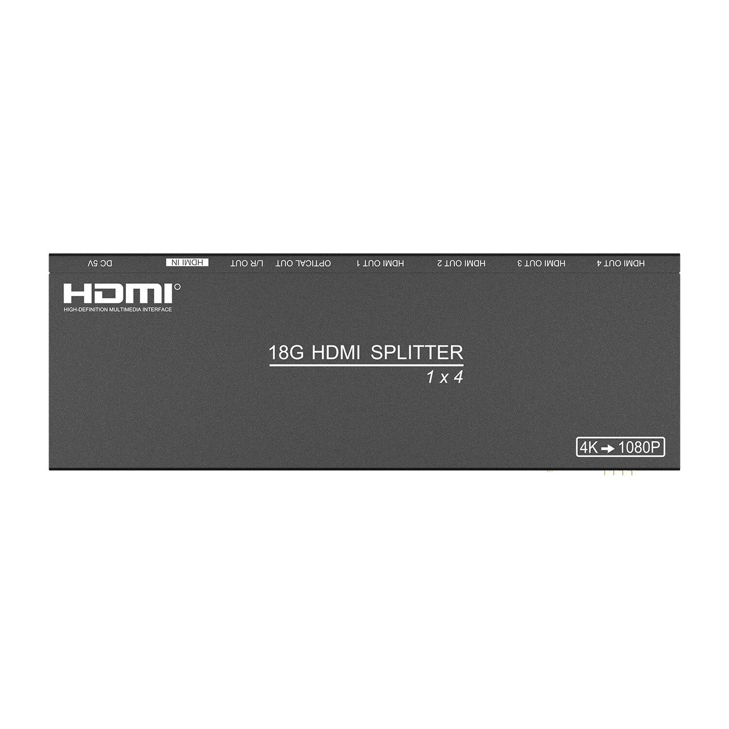 BZBGear BG-UHD-DA2X8 8-Port HDMI 4K 18Gbps 60Hz Splitter/Distribution Amplifier w/CEC Turn On/Off TV - Image 4