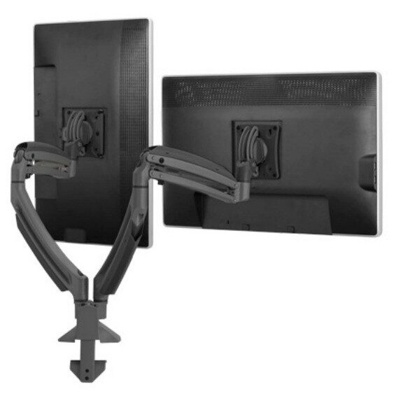 Chief K1D220B K1D Dynamic Desk Clamp Mount for 2 Monitors