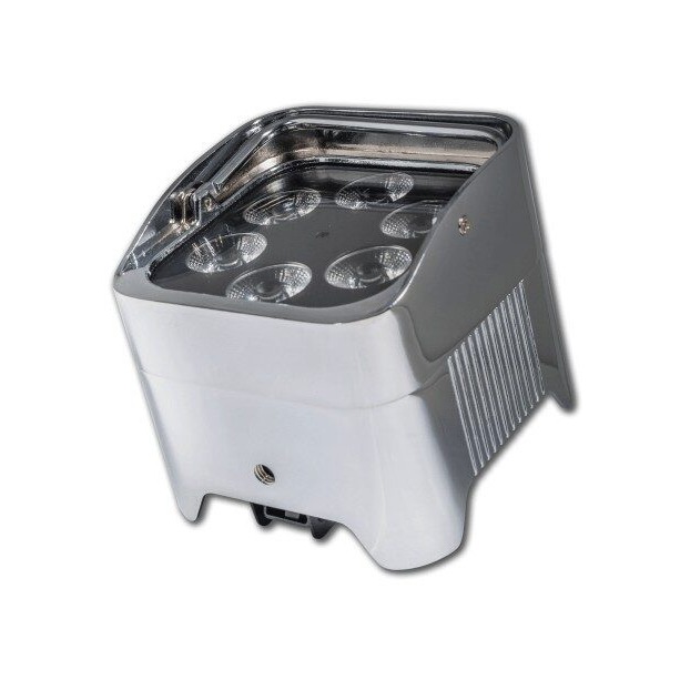 jmaz-mad-par-hex-6xs-1 JMAZ Lighting Mad Par Hex 6XS 6x12w RGBWA+UV LED Uplight - Chrome