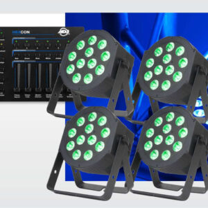 ADJ Hex Par Hexcon Pak Lighting Package