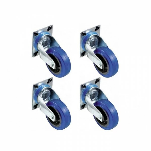 dbtechnologies-dwk-20-caster-kit-for-dva-s20-sub-or-dt-6-trolley-blue-1 dBTechnologies DWK-20 Caster Kit for DVA-S20 Sub or DT-6 Trolley Blue
