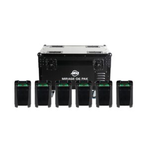 ADJ MIRAGE Q6 PAK Up-Lighting System (Black)
