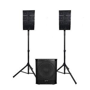 Gemini LRX-448 Portable Line Array Speaker w/ 12″ Subwoofer