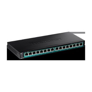 TRENDnet 16-Port Gigabit Poe+ Switch (123w) (TPE-TG161H)