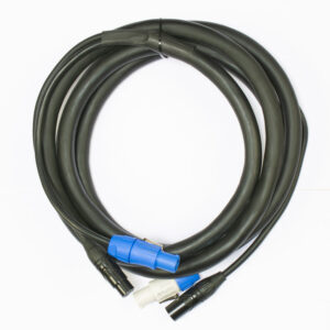 Accu-Cable AC5PPCON12 12 ft 5-Pin DMX Power Lock Combo Link Cable (AC5PPCON12)