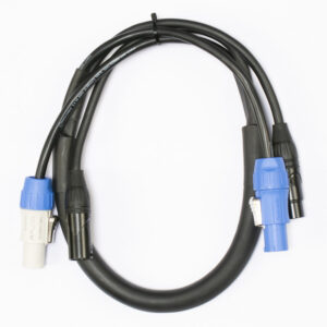 Accu-Cable AC5PPCON3 3 ft 5-Pin Indoor Power Lock DMX Data Combo Link Cable (AC5PPCON3)