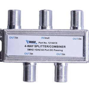 Vanco 4-Way Splitter/Combiner (121441X)