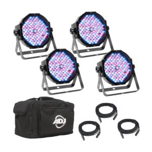 ADJ Mega Flat Pack Plus LED Par Light Package