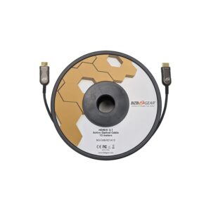 BZBGear BG-CAB-H21A20 HDMI 2.1 48Gbps 8K Ultra HD Active Optical Cable - 20m/66ft