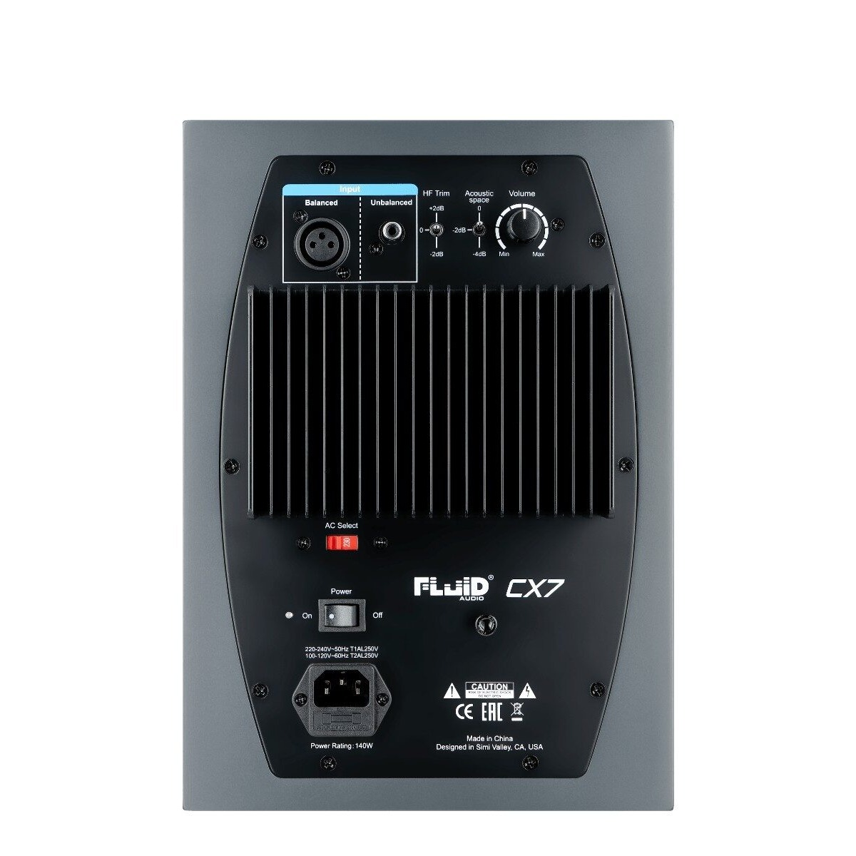 Fluid Audio CX7 2-Way Coaxial 7-Inch Hybrid Studio Monitor