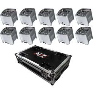jmaz-lighting-mad-par-hex-6xs-white-package-10pc-w-charging-case-1 JMAZ Lighting Mad Par Hex 6XS (White) Package 10pc w/ Charging Case