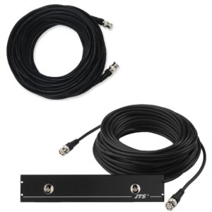 JTS Microphones RTF20 20m BNC Antenna Extension Cables (Pair)
