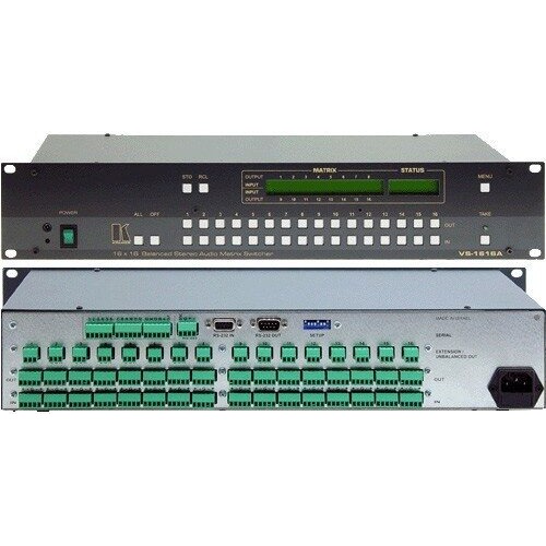 kramer-vs-1616a-16-x-16-balanced-audio-matrix-1 Kramer VS-1616A 16 x16 Balanced Audio Matrix