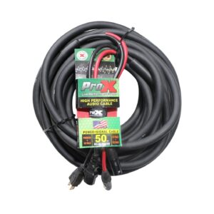prox-xc-xlrec50-50ft-xlr-iec-combo-1 ProX XC-XLREC50 IEC Female to NEMA 15P & Balanced XLR-M to XLR-F