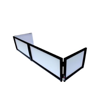 ProX XF-TTFB 6 Foot Tabletop DJ Facade (Black Frame)