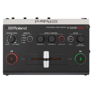 Roland V-02HD MK II Two Camera Streaming Video Mixer