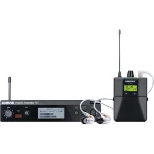 Shure PSM 300 Stereo Personal In Ear Monitoring System with SE215-CL Earphones J13 Band 566.17 589.85 MHz