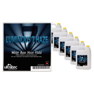Ultratec CFF-2850-6PACK Luminous 7 Water-Based Haze Fluid (6x 2 Liter Bottles)
